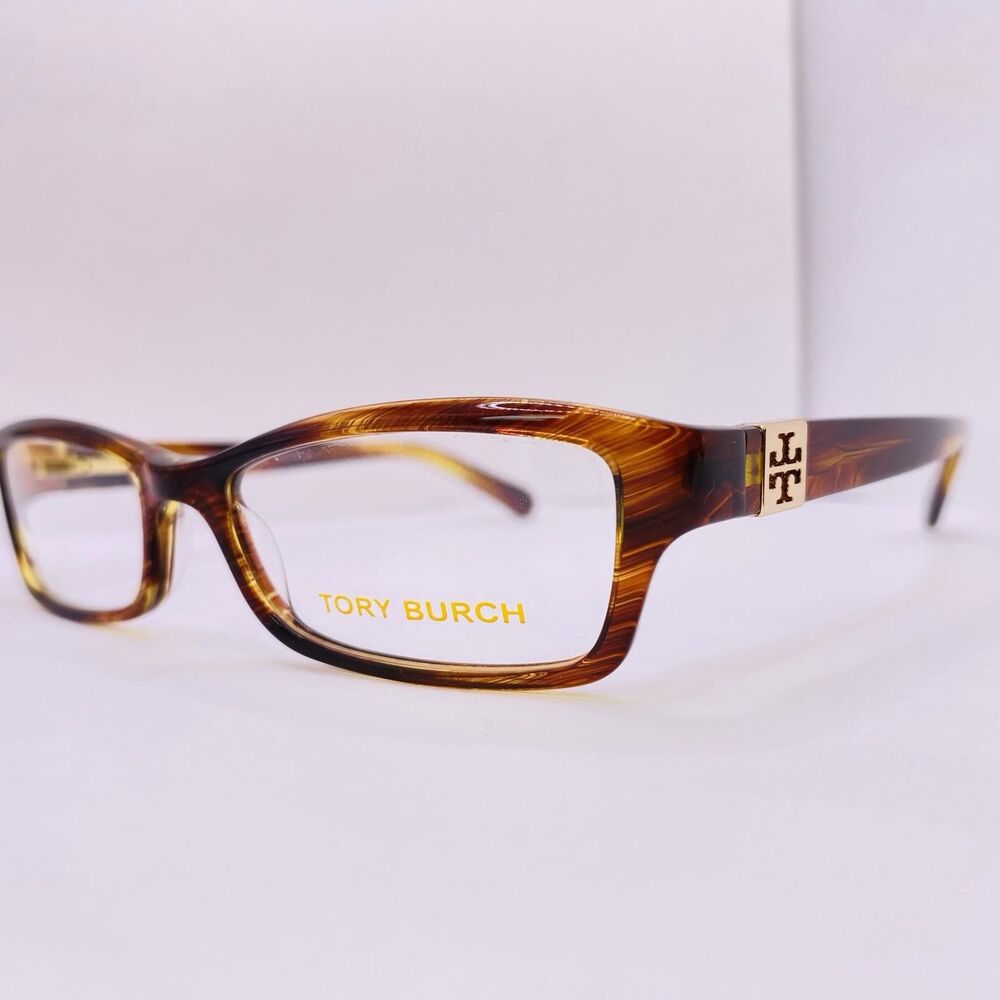 Tory Burch Eyeglasses Frames TY 2010 860 49 [] 16 135 Tortoise Amber Havana